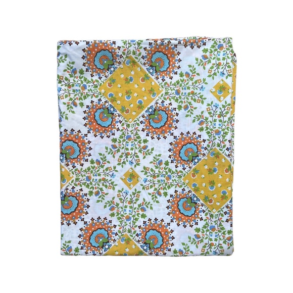 Other - Vintage multi color print duvet cover size Full